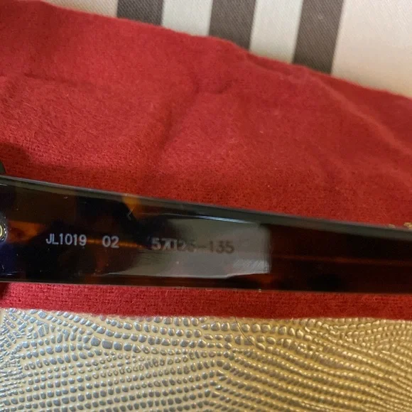 Judith Lieber Handmade in Italy Tortoise Crystal Encrusted Sunglasses